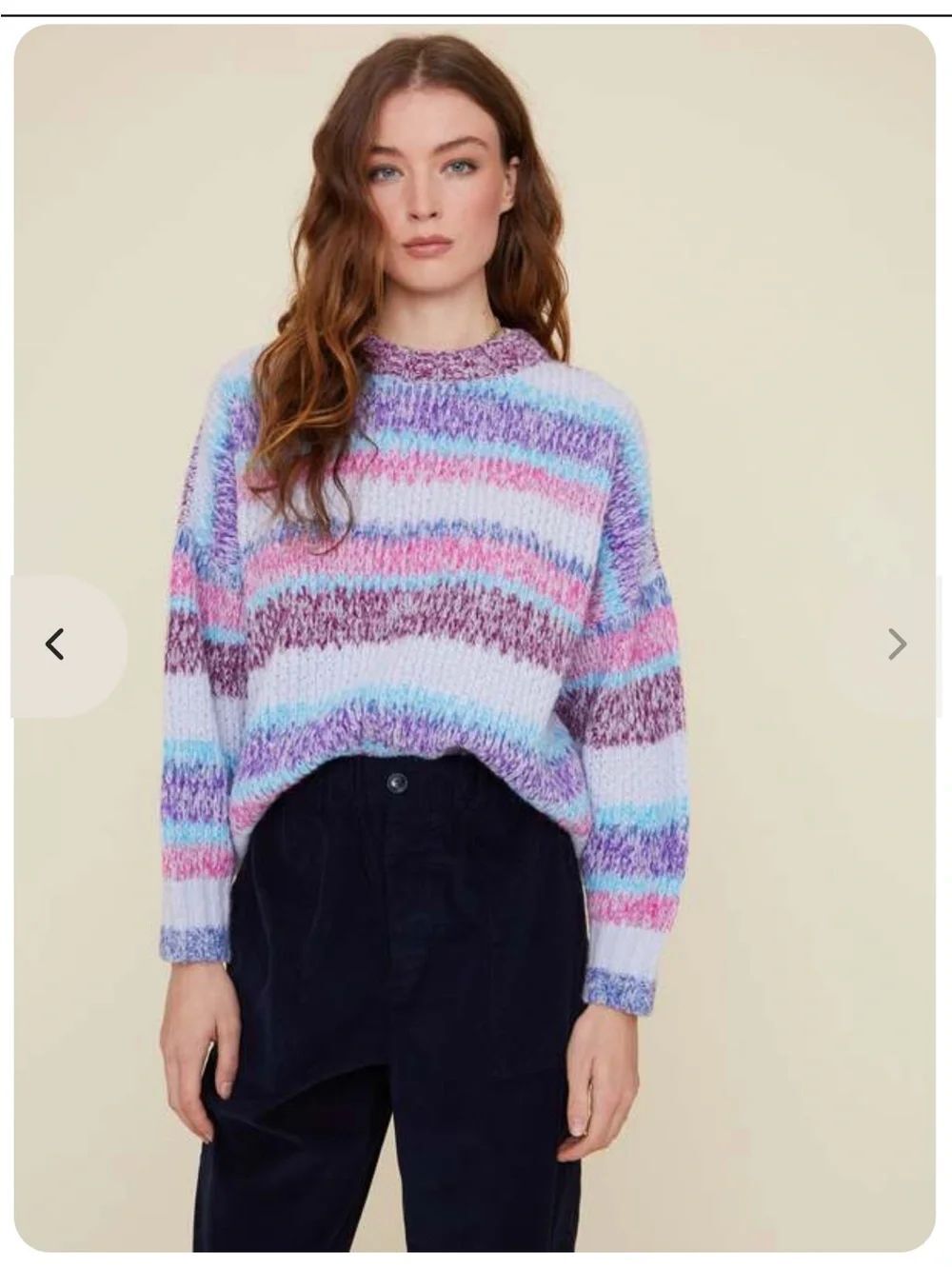 NWT Xirena Kieran Blue Sunset Alpaca Wool Blend Knit Sweater Women's Size MED